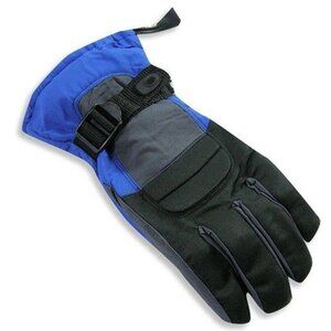 Kids Ski Gloves Thinsulate 3M Technology Warm Insulated Waterproof Blue & Black